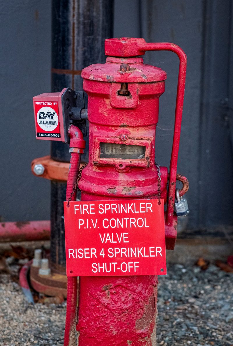 Válvula de control de red contra incendio